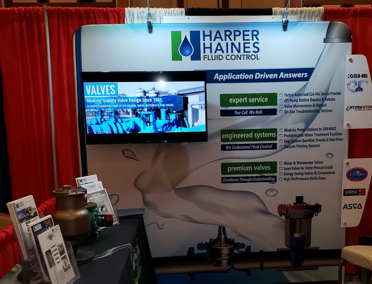 WeROLLforH2O's tweet photo. This week! NJWEA John J. Lagrosa, 107th Annual Conference and Exposition, stop by our Harper Haines Booth #529 https://t.co/XaOXP2RxHz