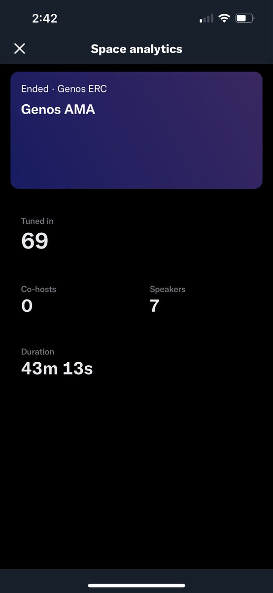 Genos ERC tweet media