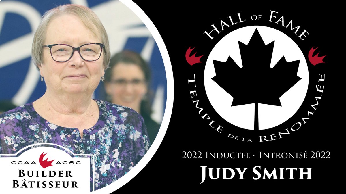 CCAAsportACSC's tweet photo. Judy Smith, who served the CCAA in parts of five decades, will be inducted into the CCAA Hall of Fame in the Builder Category! 🇨🇦
FULL STORY ➡️ https://t.co/H1lG7YPBkk
#CCAApride https://t.co/OkHSUjgTr9