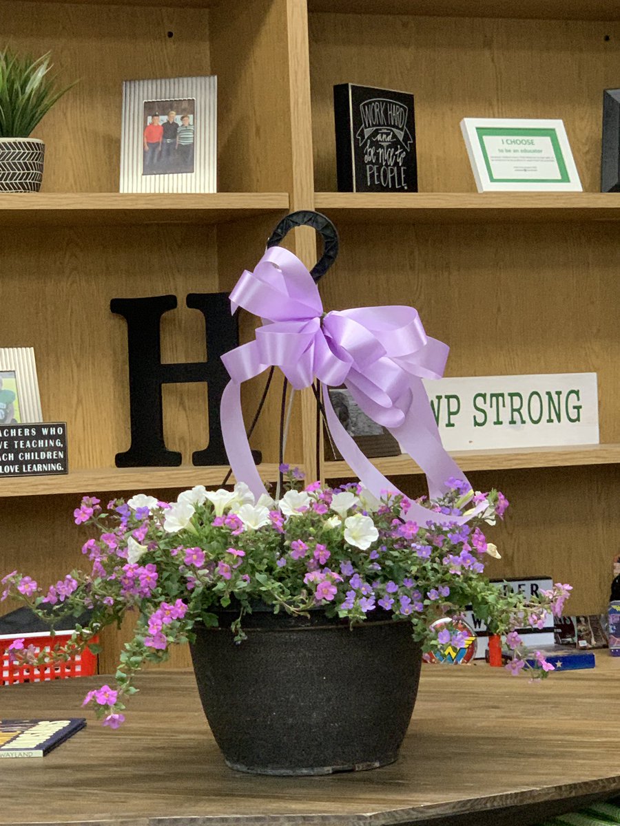 Last night I was excited about the growth in our state test scores - reviewing the results, crunching numbers and probably driving my husband crazy. Today, he sends me flowers to celebrate our school’s success. Find someone who is always in your corner and happy for your wins 💗