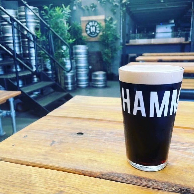 HammertonBrew's tweet photo. Launch day is almost upon us! From Thursday ‘TINT’ our dark, creamy &amp; smooth London Nitro Dry Stout will be pouring exclusively at 16 amazing sites across England during our launch month, for locations, see link in BIO. See you at the bar!! #nitrostout #drystout https://t.co/7U9tuCUeHX