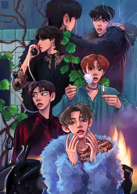 i like being bad #GOOD_BOY_GONE_BAD #TOMORROW_X_TOGETHER #TXTfanart 