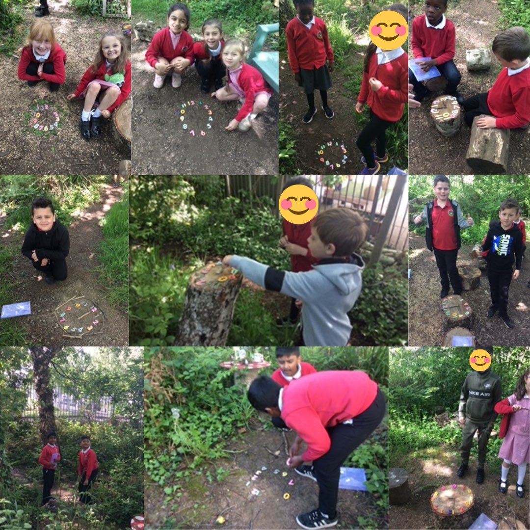 Llan_Prim_Sch's tweet photo. 3M had loads of fun with our student teacher Miss DeFrancisco, learning about time and creating their own clocks out of resources found in #forestschool today! Da iawn pawb! 👏⏰🪵🍃 @_OLW_ @CSC_Numeracy @CullyEducation @ITEcardiffmet https://t.co/iR4eLfKDKF