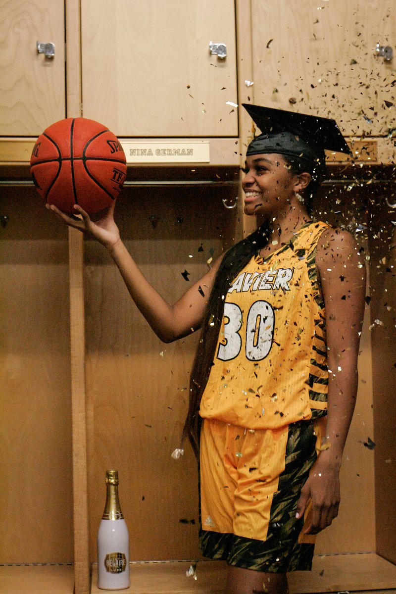 xulagold's tweet photo. Nina German (women's basketball) is a 2022 #XULA graduate.
#TeamGold #HailAllHailXU #NAIATogether #NAIAWBB #HBCU #XULA22 #XULAGrad https://t.co/pBjEB79y0J