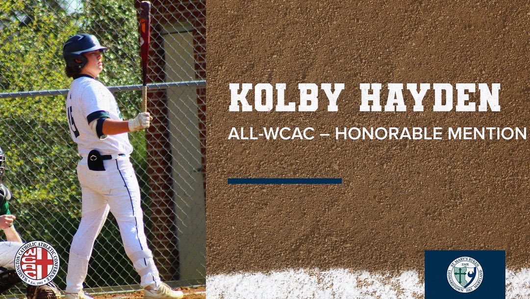 We are starting out our spring all conference announcements with baseball! Congrats to these four Knights as they all earned all WCAC honors! <a href="/stmarysryken/">St. Mary's Ryken</a> <a href="/WCACSports/">Washington Catholic Athletic Conference</a> <a href="/SMRbaseball/">SMR Baseball</a>