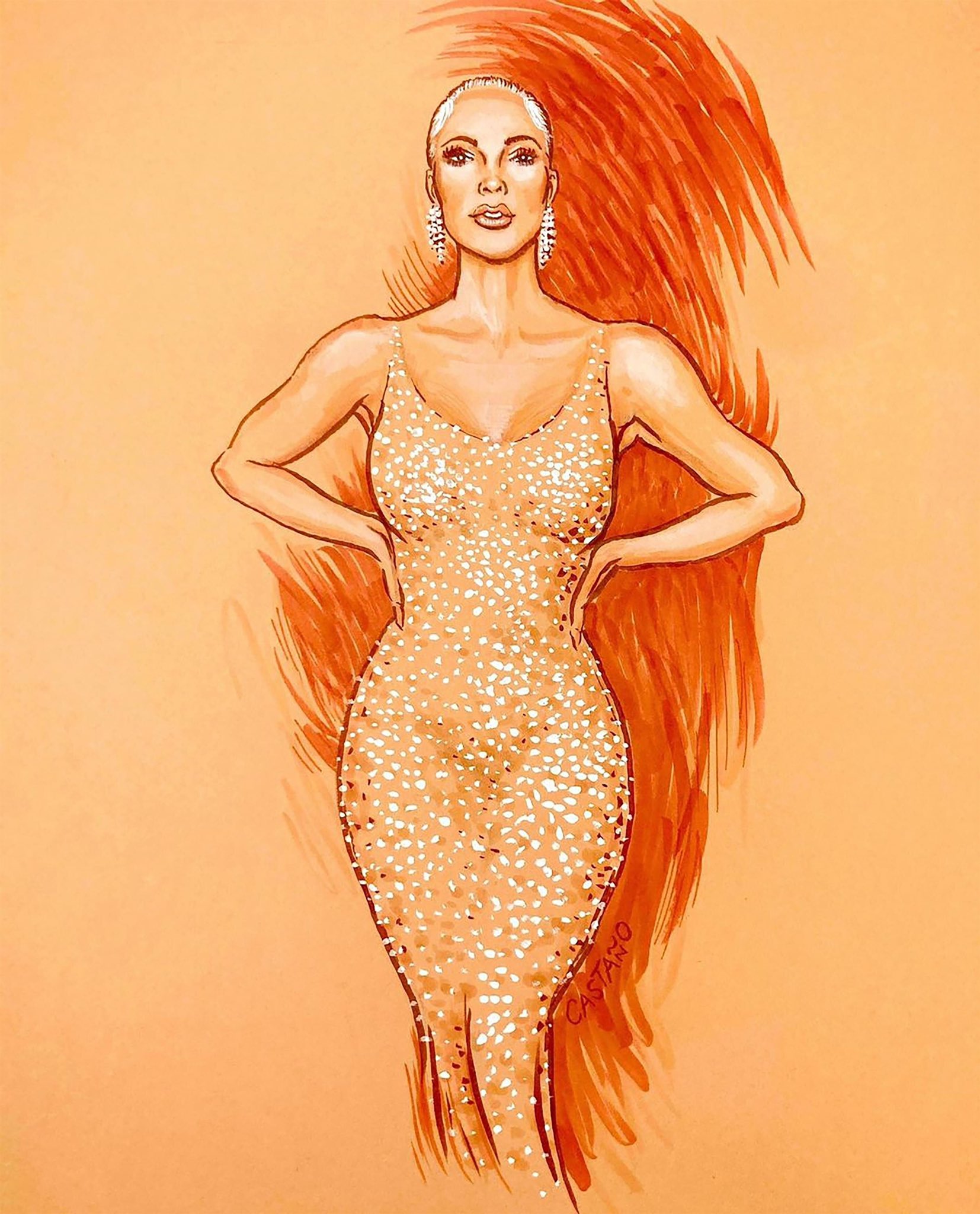 Bob Mackie designer who sketched famous Marilyn Monroe dress says it was  a big mistake for Kim Kardashian to wear it  CNN