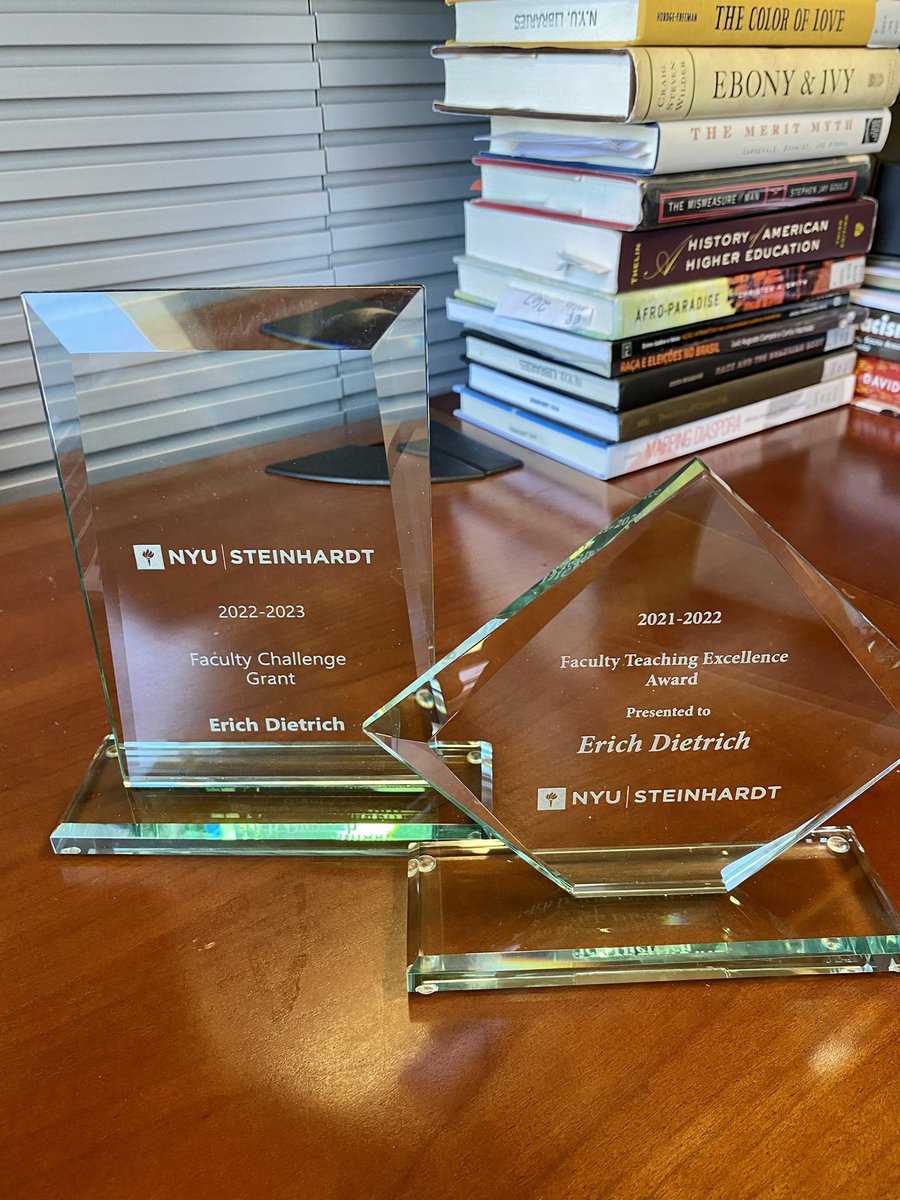 Very grateful for the recognition and support. 🙏🏼 <a href="/nyuniversity/">New York University</a> @nyusteinhardt