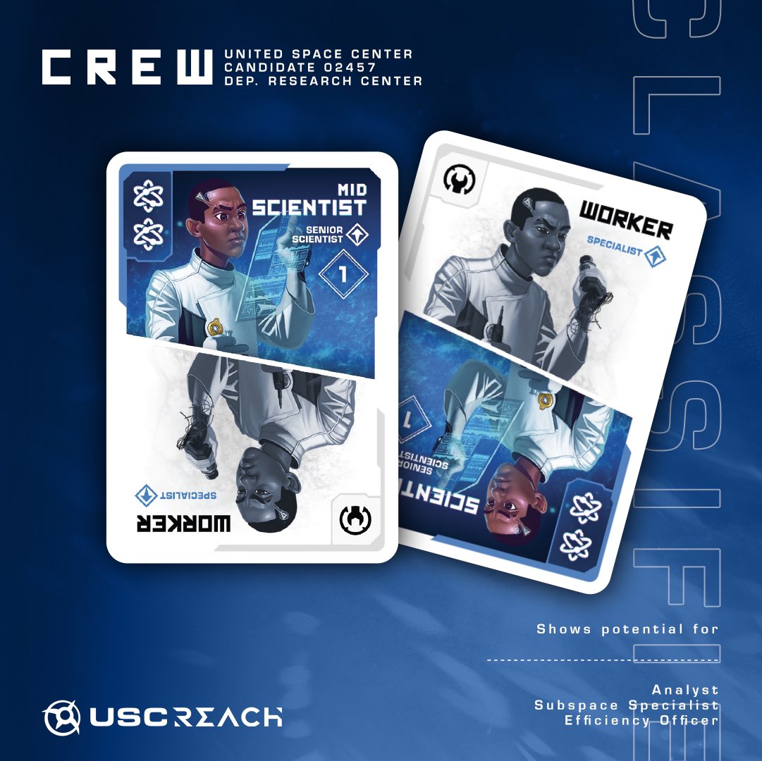 reachboardgame's tweet photo. WHAT IS YOUR CREW? 🚀🫵🏼

Are you a scientist? 🧫👩‍🔬

“You might belong in Research Center dwell the logic,
their audacity is based on science and experimentation.”

#boardgame by @ArvisOfficial coming soon on @Kickstarter https://t.co/QromjnJHLs