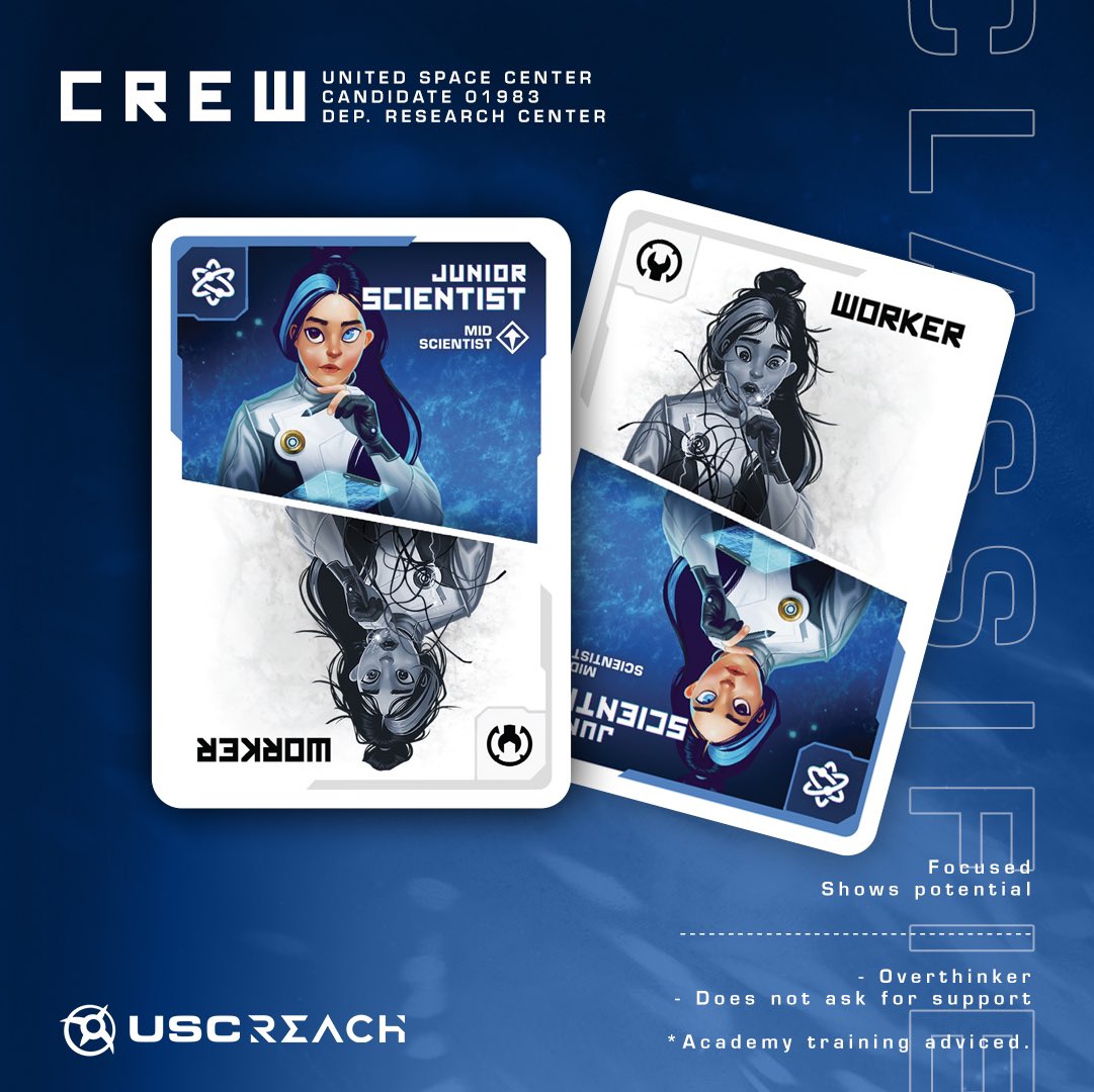 reachboardgame's tweet photo. WHAT IS YOUR CREW? 🚀🫵🏼

Are you a scientist? 🧫👩‍🔬

“You might belong in Research Center dwell the logic,
their audacity is based on science and experimentation.”

#boardgame by @ArvisOfficial coming soon on @Kickstarter https://t.co/QromjnJHLs