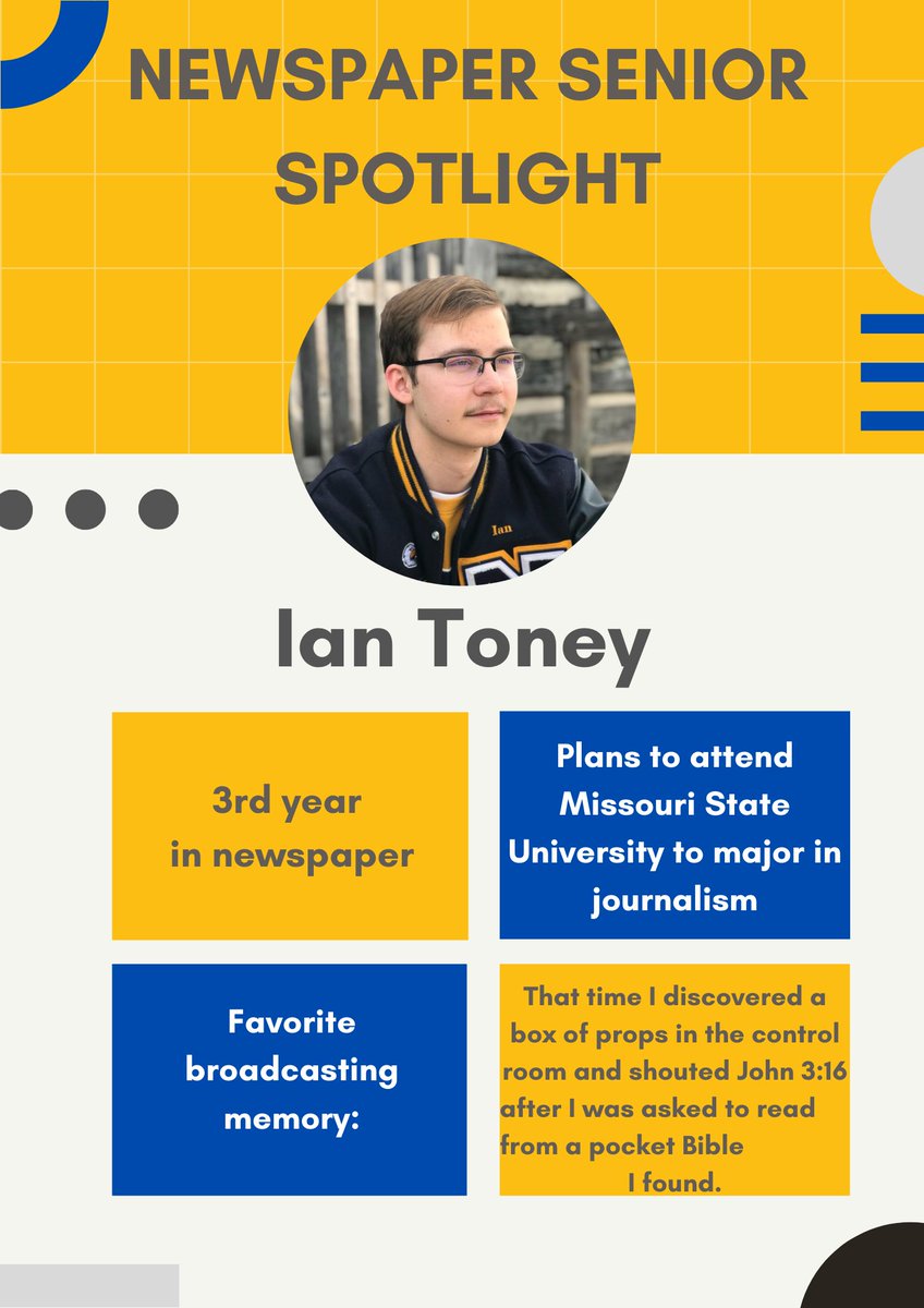 LN_EaglesView's tweet photo. Next up is Ava Henry, Morgan Griffin and Ian Toney, who have been in newspaper for 3 years! https://t.co/lrtSmK79kT