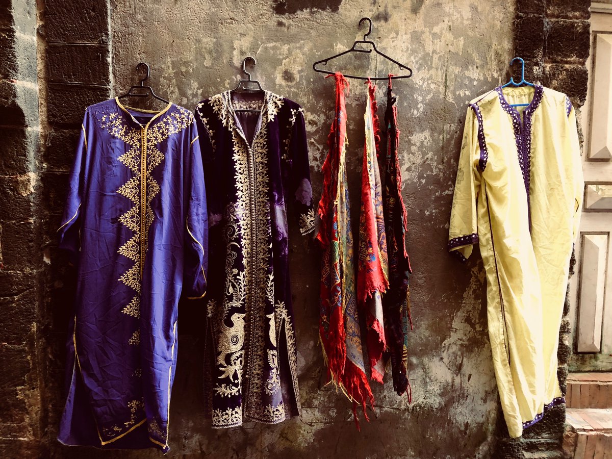 Gorgeous caftans in #Essaouira, the perfect seaside daytrip from #Marrakech. #gogyded #Morocco