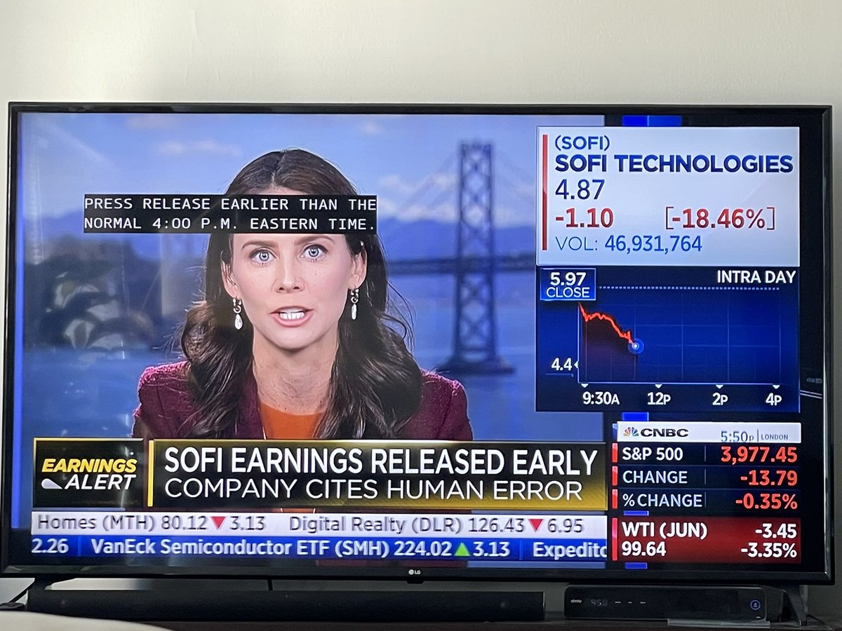 SantaChloe's tweet photo. $SOFI CNBC now https://t.co/Q0gtHNK2KC