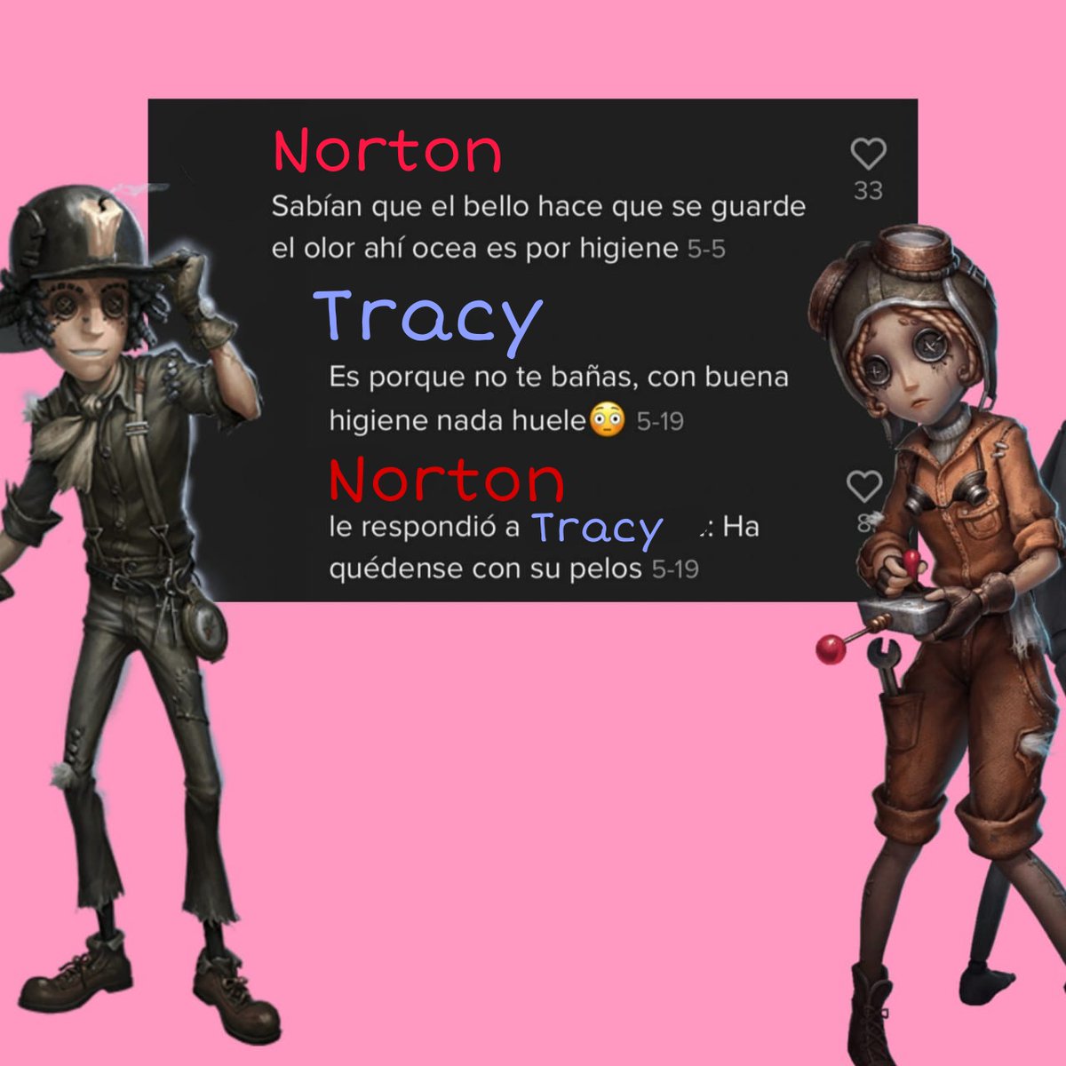 LucaSop_IDV's tweet photo. Sí
#IdentityV #IdentityVmemes #IdentityVmeme #NortonCampbell #TracyReznik #IDV https://t.co/GzB3pL92j0