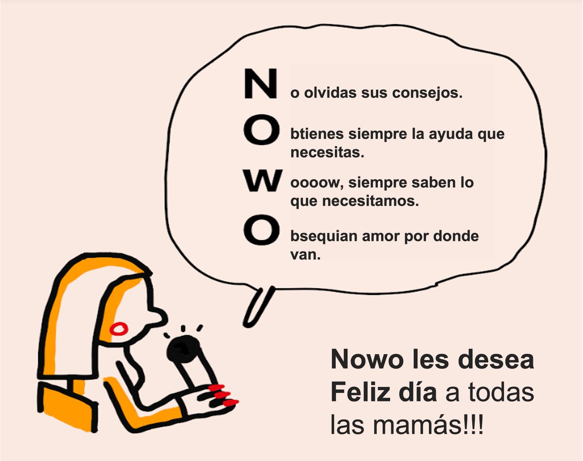 nowomx's tweet photo. En este día tan especial para todos los mexicanos, queremos desearle a todas las mamás que tengan un día lleno de alegría y felicidad. 
Y decirles gracias por siempre impulsarnos a seguir adelante y seguir nuestros sueños.

#Somosnowo #FelizDiaDeLasMadres https://t.co/80Tijamg9t