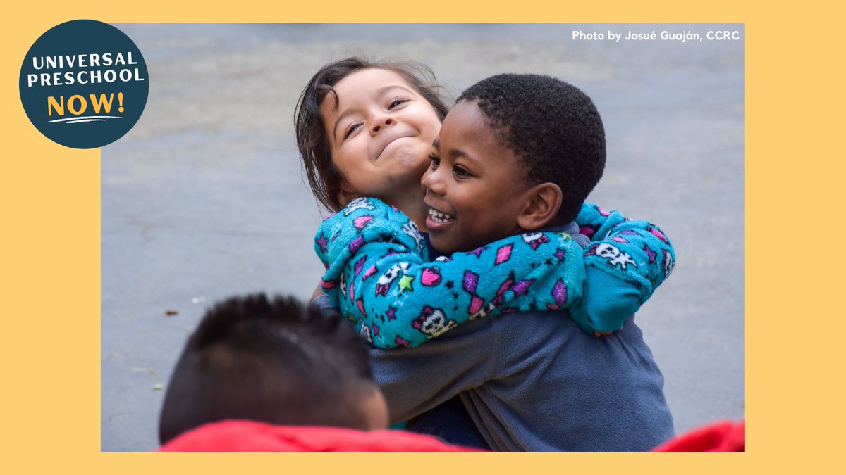 Federally funded Head Start programs provide early care and education and wraparound services to our youngest and most vulnerable children. Head Start would remain an option to families under a #UniversalPreschool system.

@caheadstart