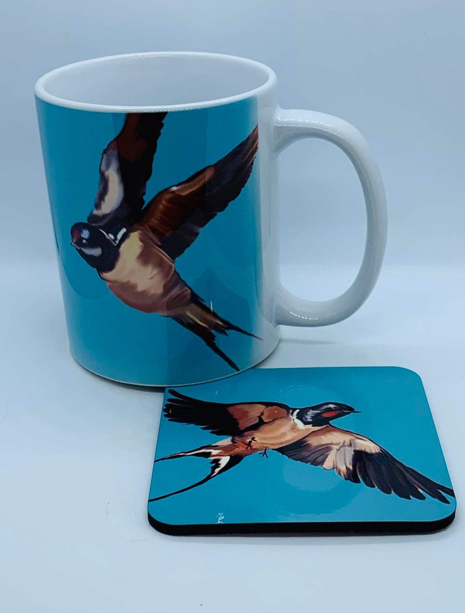 Since we've moved to Shropshire I've met a lovely neighbour called Reg. He's 80 today.....and not very well, but he loved the present that I asked <a href="/k88gater/">Katie Gater</a> to make.....we talked about the arrival of swallows the other day &amp; it seemed to be the perfect present