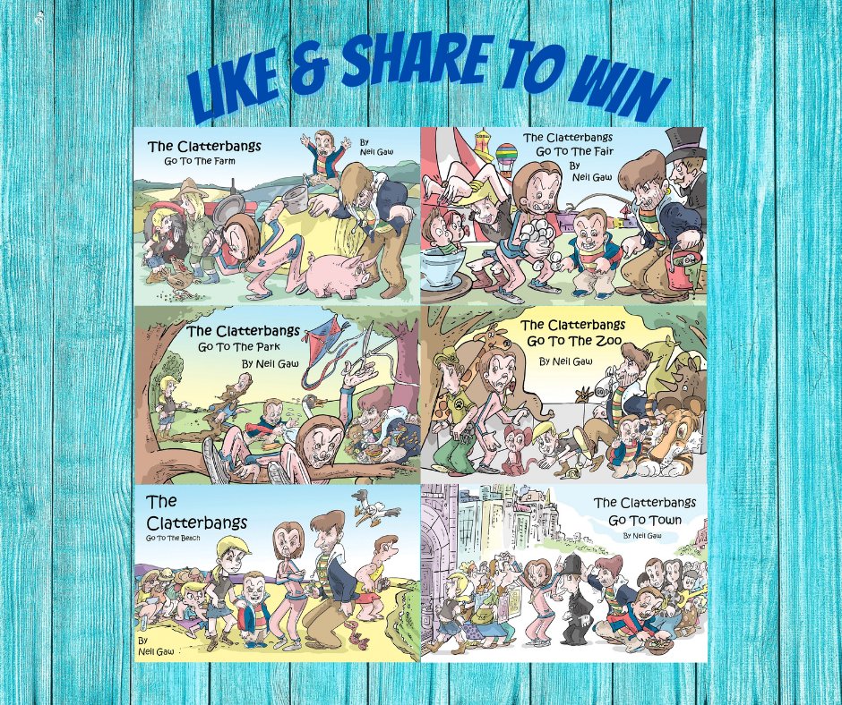 Go to The Clatterbangs Facebook page for details on how to win this fabulous competition #win #COMPETITION #kidsbooks #Giveaways #kidsauthor #theclatterbangs