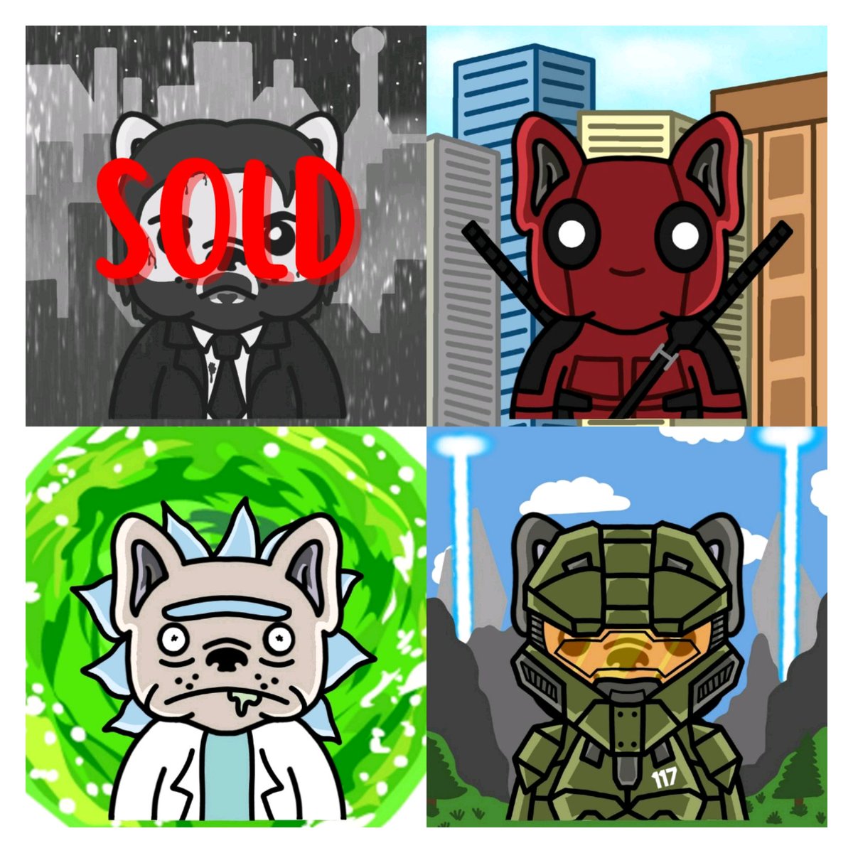 Disguise Dogs 9 - 12 recap! 🃏

0,004 ETH each! Be fast, new utility features with rewards coming soon! 🪙

#nfts #nft #nftart #nftcommunity #nftcollector #nftartist #crypto #digitalart #cryptoart #art #ethereum #opensea #nftcollectors #blockchain #nftdrop #cryptocurrency