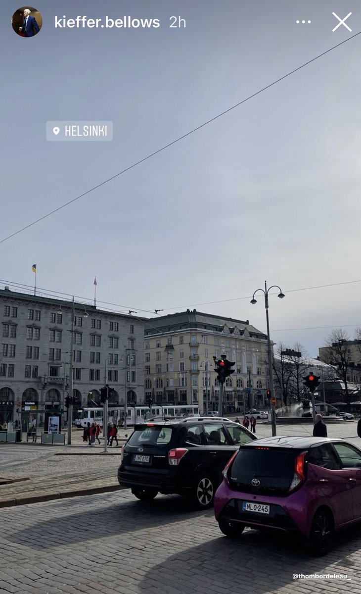 Kieffer Bellows is in Helsinki for Worlds #Isles https://t.co/N7fHB10b9t