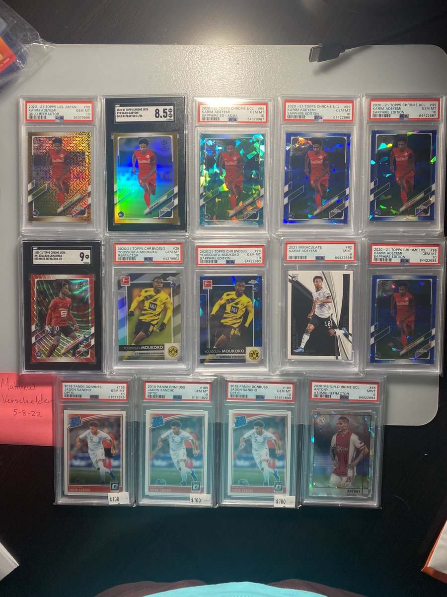 All F/S! Will be below current eBay comps by 10%. If you buy multiples we can negotiate bulk discounts. Reach out if interested! Not $1 <a href="/sports_sell/">@SPORTS_SΞLL</a> <a href="/jcutlersburner/">JayCutlersBurner</a>