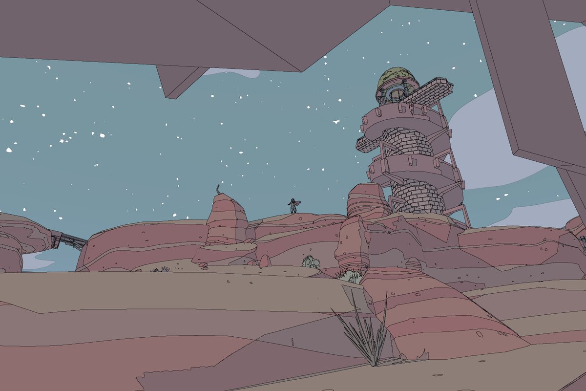 bokuen's tweet photo. I completed the game "Sable" perfectly. It was a pleasurable experience just riding a hoverbike through the vast desert like a Mobius drawing.
ゲーム『Sable』を実績パーフェクトクリアしました！　メビウス風の砂漠をホバーバイクで走ってるだけでめちゃくちゃ気持ち良いゲームでした。 https://t.co/Sn7LOG0tpB