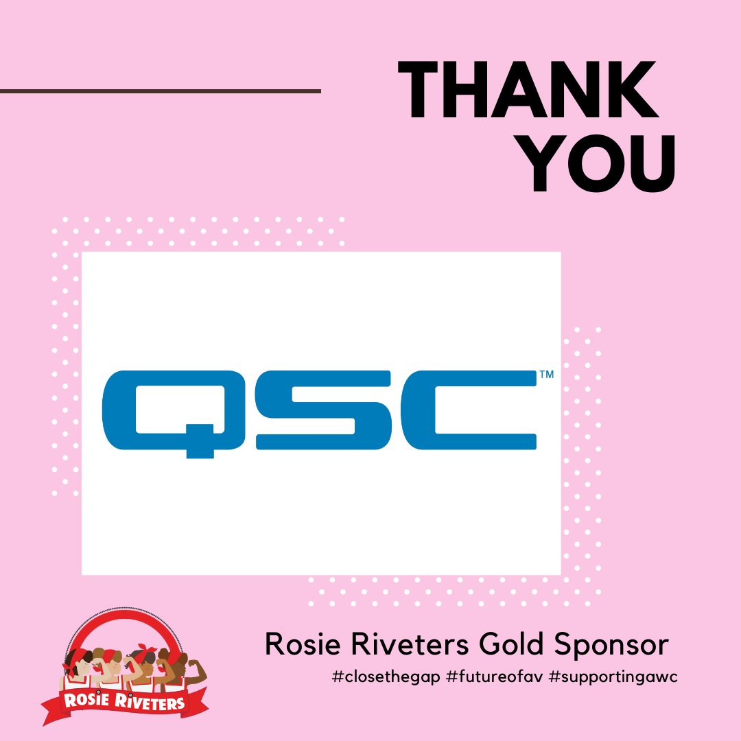 AVBrandy's tweet photo. Sending a big shoutout to our friends at @QSC for sponsoring our #STEMinitiative with the @ARosieRiveter. Thanks to their corporate sponsorship we're able to fund STEM kits. 

Learn how YOU can help💪 https://t.co/ivrHk2daGh

#Closethegap #FutureofAV #SupportingAWC #AVIXAWomen https://t.co/pebkaRC3LL
