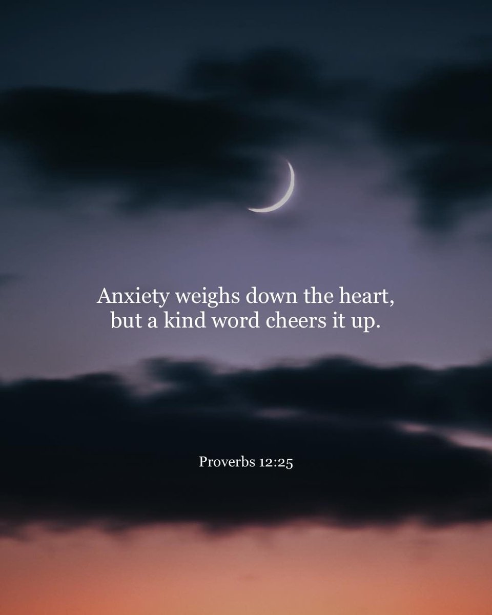 YouVersion's tweet photo. Anxiety weighs down the heart, but a kind word cheers it up. -Proverbs 12:25 #HolyBible https://t.co/m4SfO4fO4e
