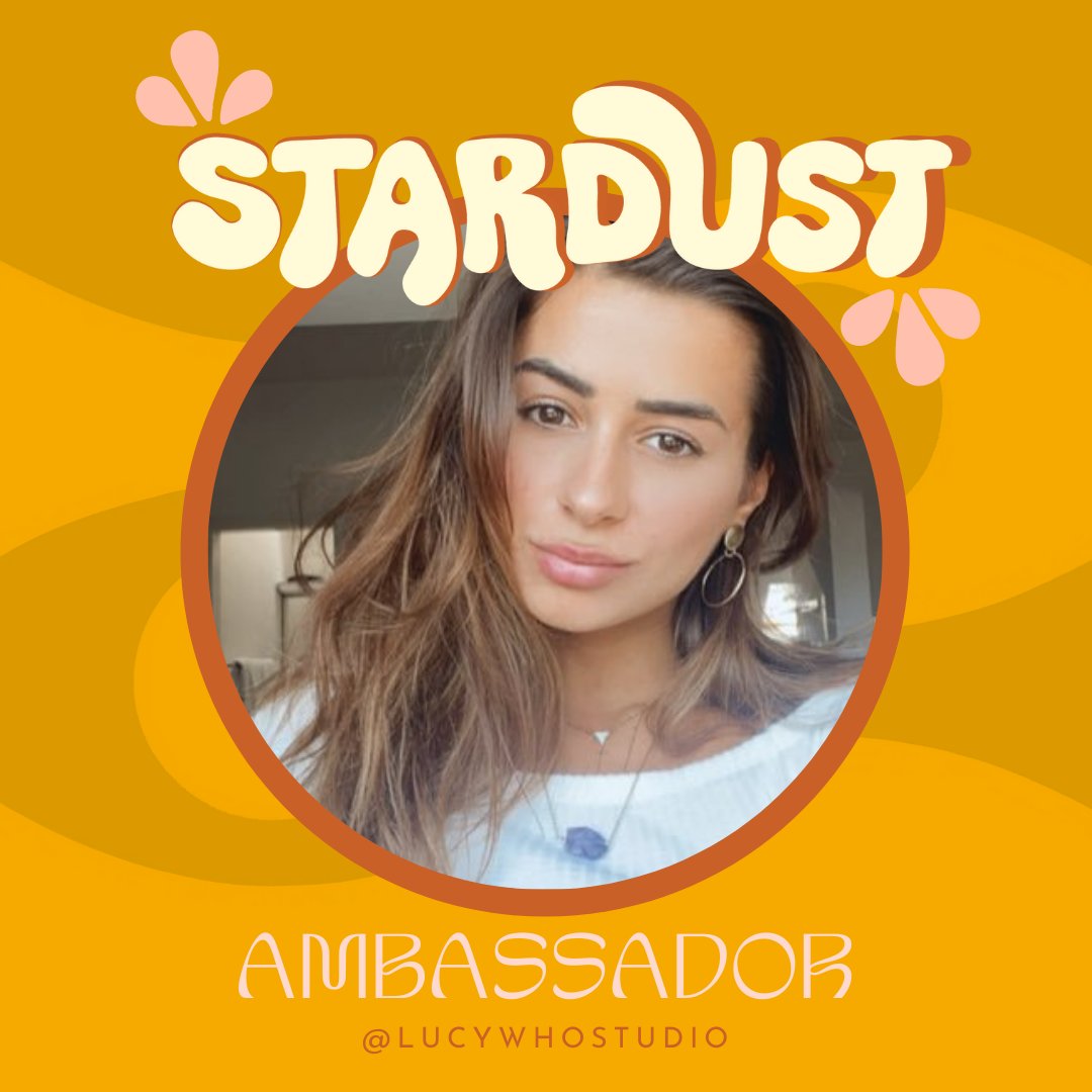 stardust7inc's tweet photo. 💫 Ambassador Announcement! 💫 Stardust Ambassador and Artist/Creative Director @lucywhostudio harnesses self love and belief in magic to support &amp; empower their sisterhood. Give some love to Lucia! https://t.co/ZNOTLrU1nH