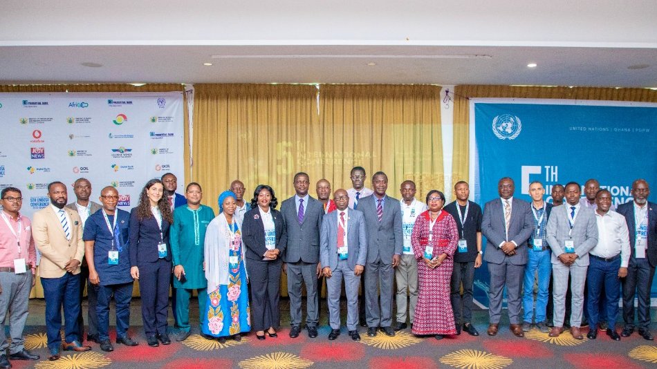 UNinGhana's tweet photo. Leveraging space technology for water resource management is critical for sustaining water💧in the wake of deepening global water crisis.
Ongoing in Accra is the 5th International Conference on Space Tech. & Water Management organised by @UNOOSA, @GhanaMFA and the #PSIPW. https://t.co/K8G8G2H0bm
