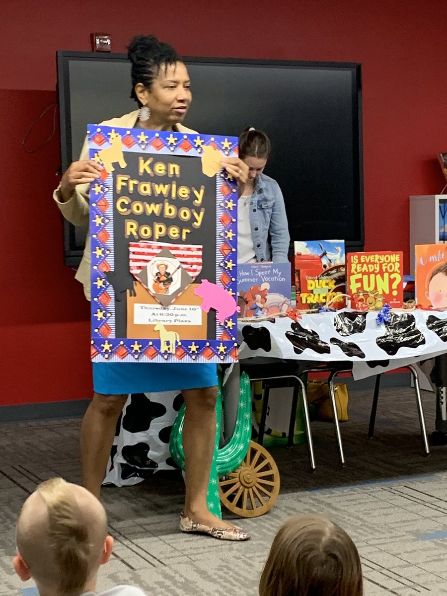 A big thank you to the Colleyville Public Library for coming to share information with our @BESTexans about the summer reading program! #BESlib #ReadYall #SummerFun