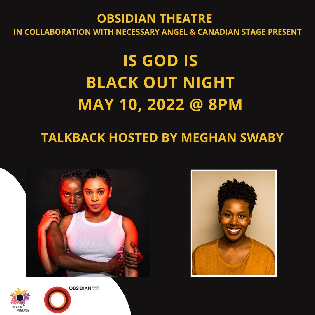 BlackPledgeCanada (@blackpledgeca) on Twitter photo It's TONIGHT! <a href="/obsidiantheatre/">Obsidian Theatre</a> 's Black Out night for the Black community. Still time to snag those tix for tonight's 8pm show at <a href="/canadianstage/">Canadian Stage</a> Stay for the talkback, hosted by <a href="/maYgn/">meghan🌬️</a>! canadianstage.com/pages/21.22-is… It's TONIGHT! <a href="/obsidiantheatre/">Obsidian Theatre</a> 's Black Out night for the Black community. Still time to snag those tix for tonight's 8pm show at <a href="/canadianstage/">Canadian Stage</a> Stay for the talkback, hosted by <a href="/maYgn/">meghan🌬️</a>! canadianstage.com/pages/21.22-is…
