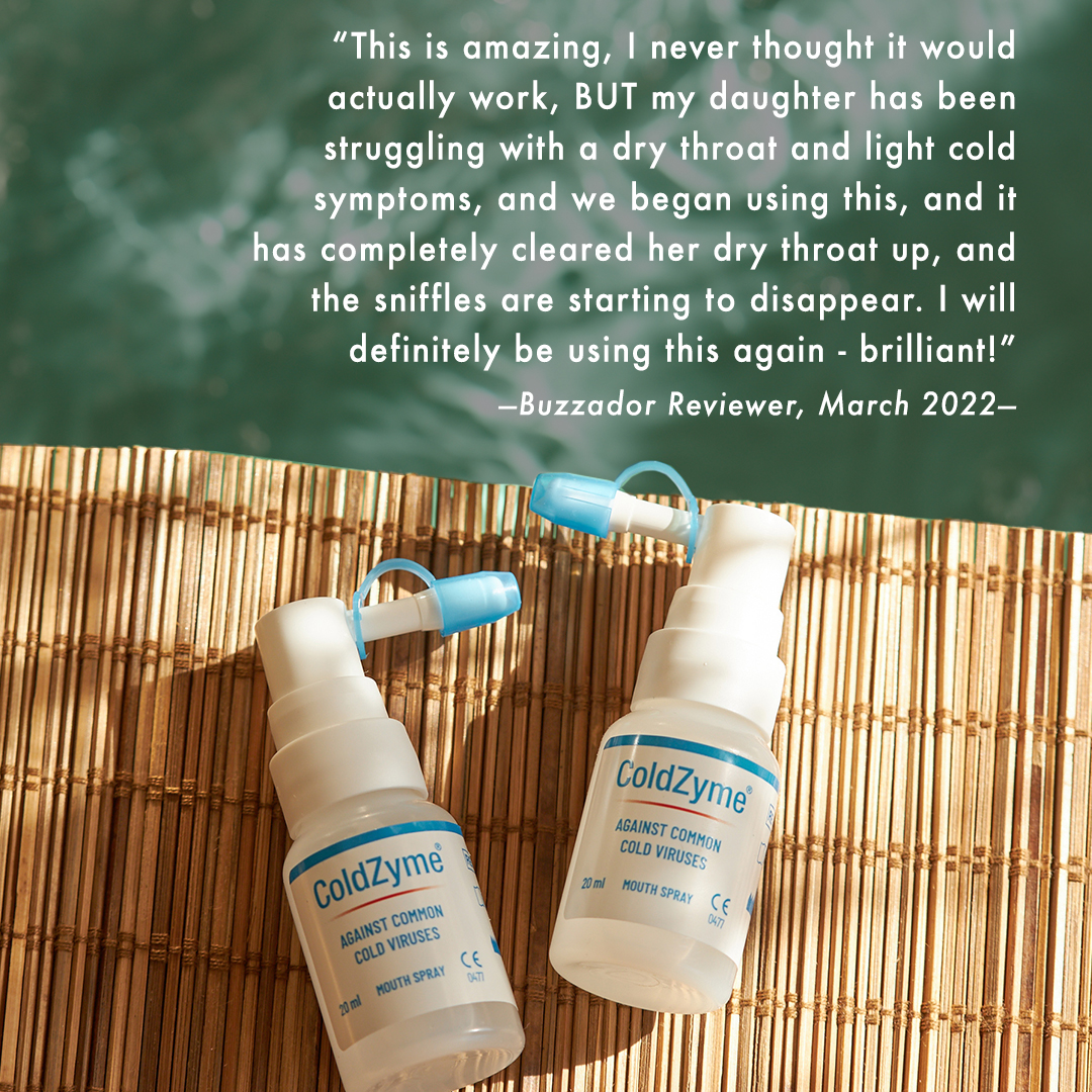 Did you know ColdZyme® is suitable for children over the age of 4? ​

Keep ColdZyme® on hand to help protect the WHOLE family from the common cold!