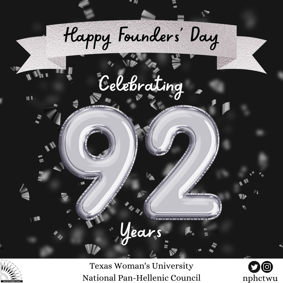 Happy Founders’ Day to the National Pan-Hellenic Council. Today we are celebrating 92 years of unity!!!
