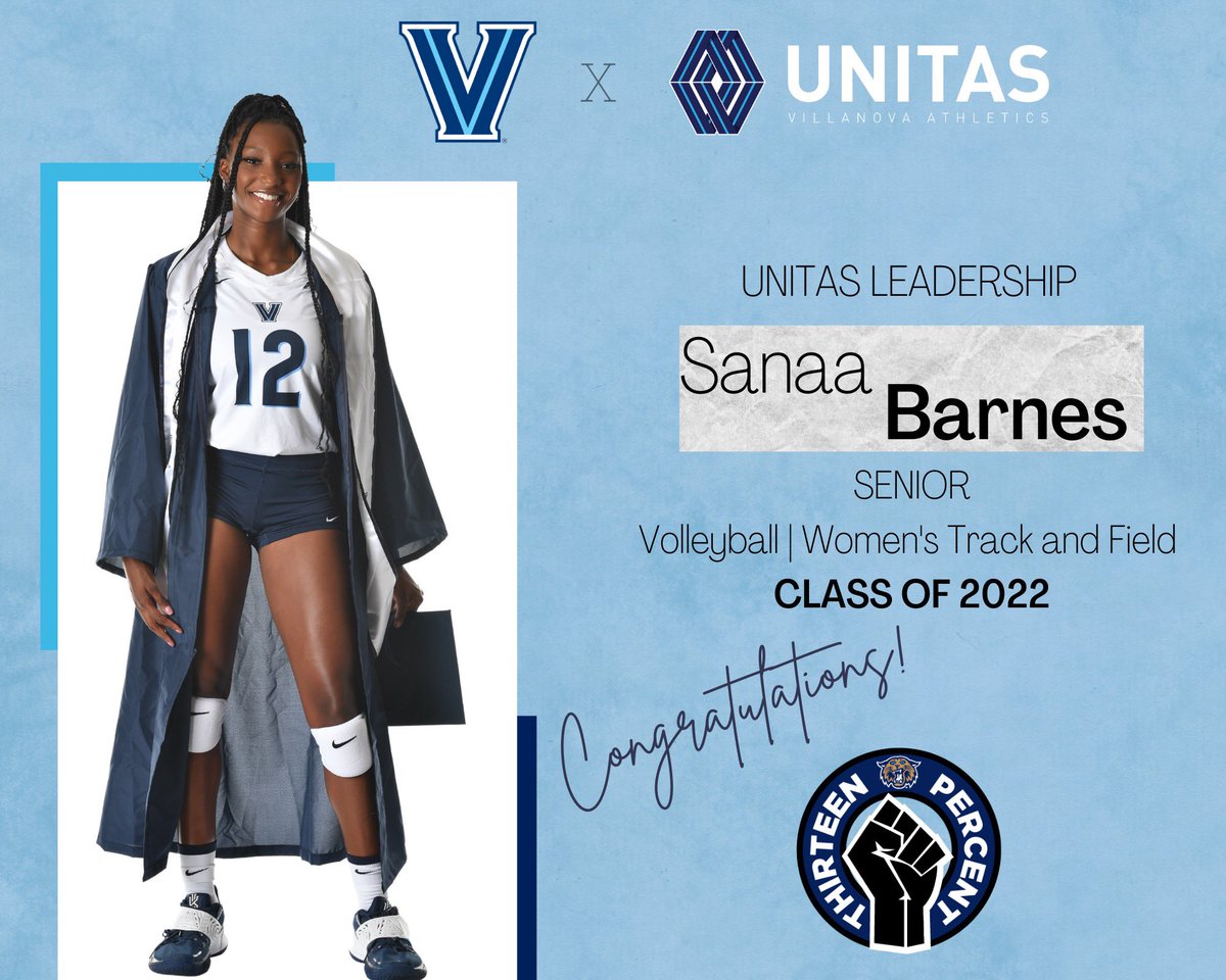 nova_unitas's tweet photo. To start us off, we have Sanaa Barnes who served as the Co-President of @thethirteenp. Thank you for your dedication to creating and fostering a  space for our Black Student-Athletes! 

#OnceAWildcat #AlwaysAWildcat🐾 https://t.co/KNZeaXYEVH