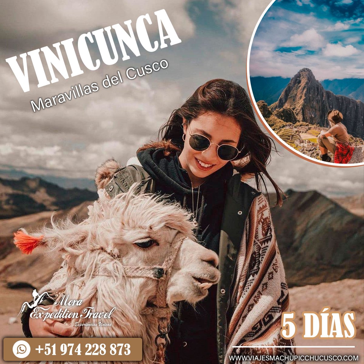 🛑 Reserva tu aventura con nosotros

👉🏻 Organizamos tu viaje, contacta con nosotros
📌 5 Dias - 4 Noches
📱 +51 974 228 873
✅ bit.ly/ChatMoraExpedi…

#Tours #Cusco #Machupicchu #Tours #Tour #Viajes #Aventura #ViajesCusco #agenciasdeviajes #Agenciasmachupicchu #Vinicunca
