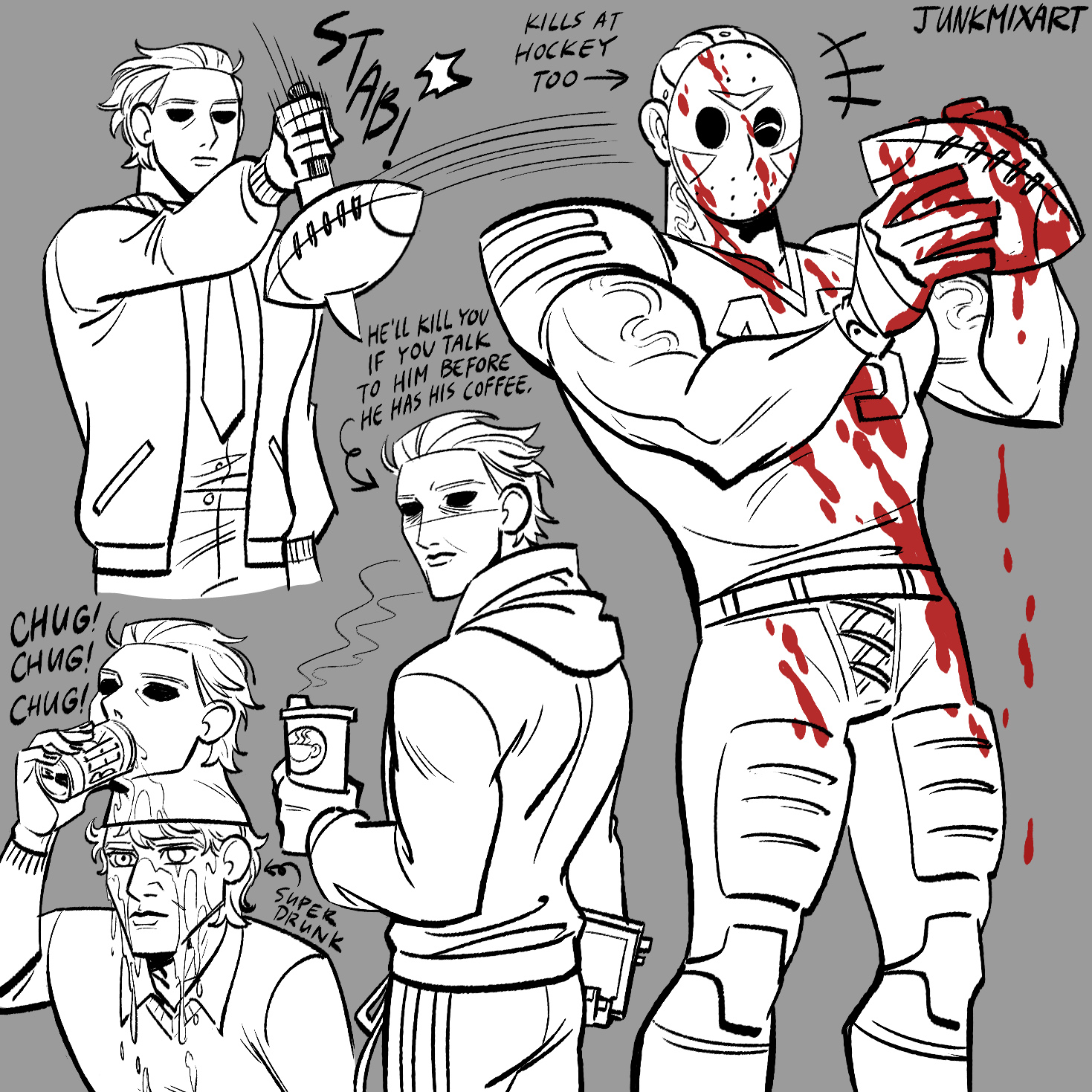 It's Me. on X: Jason Voorhees #FridayThe13th by Draw it, Too!   / X