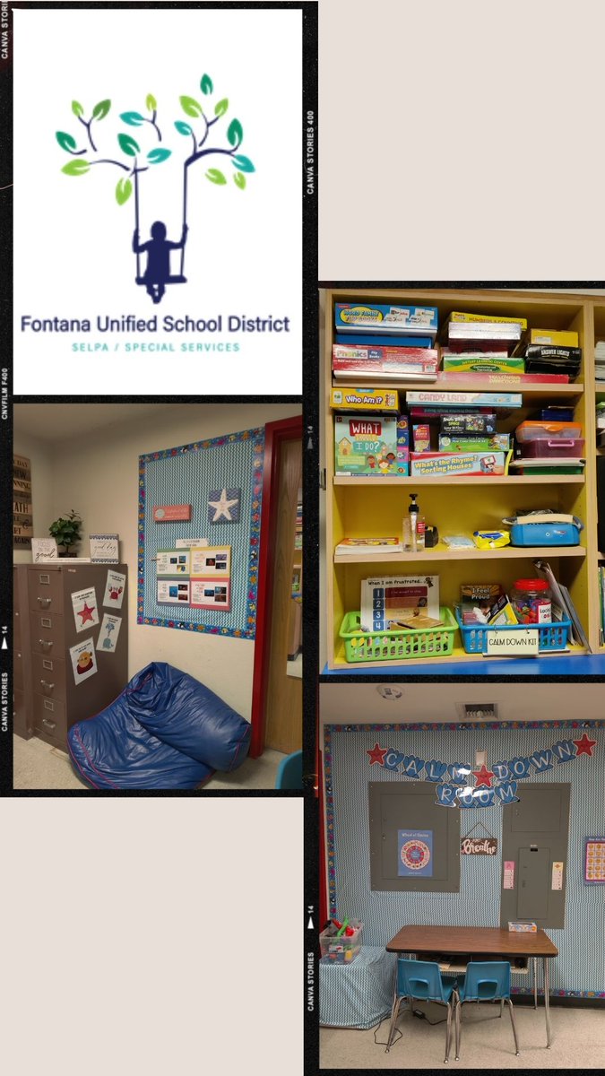 Ms. Medina at Shadow Hills Elementary has a wonderful calm down room she uses with her students daily! So beautiful and effective Ms. Medina! <a href="/FontanaSelpa/">FontanaSELPA</a> <a href="/ShadowHillsElem/">Shadow Hills Elem</a>