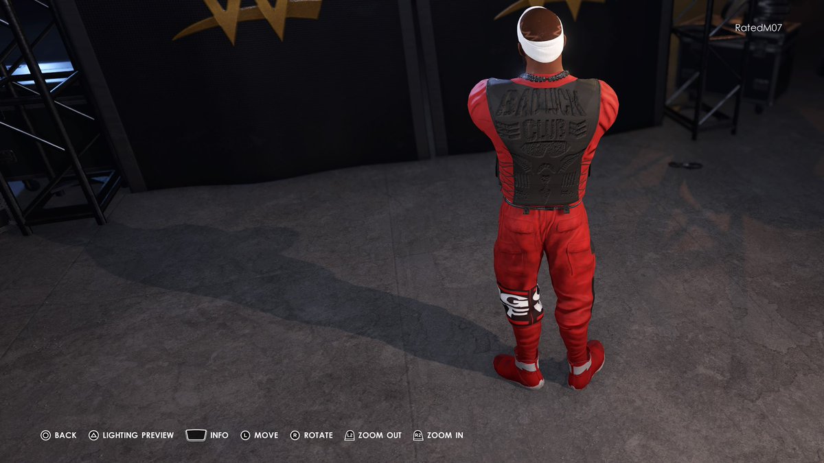 MrBadLuckClub's tweet photo. Here’s the official introduction of the Capo of the Bad Luck Club, Omar Jay! Who did it?! O J Did It! #WWE2k22 #CAW #BadLuckClub
Also shout out to @YungSinTTV for sharing those logos on his second attire. Hope it was justice to see it used. https://t.co/2zycbimAHl
