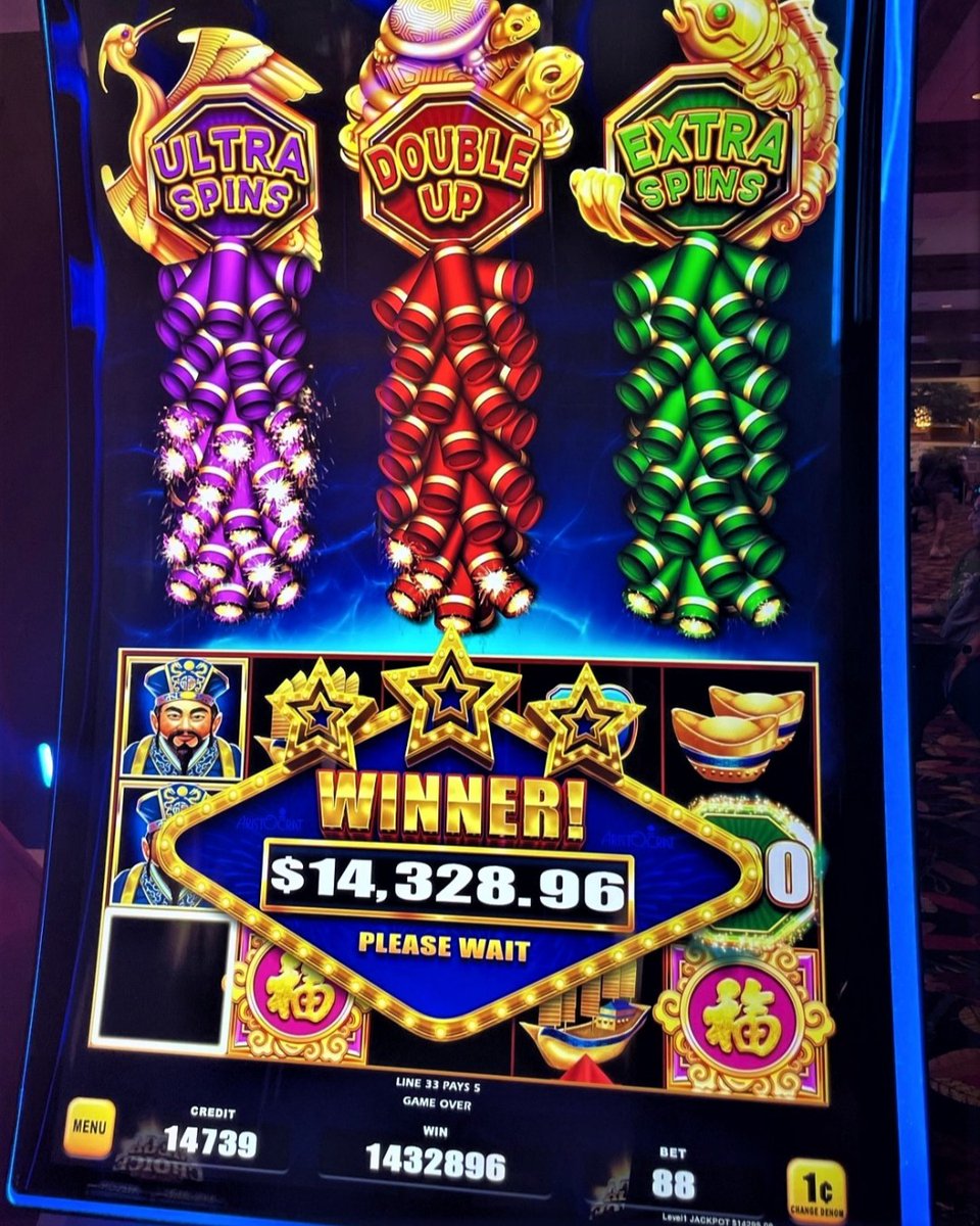 BaronaCasino's tweet photo. Join us in congratulating this lucky Club Barona member on winning $14,328.96 on our Bao Zhu Zhao Fu Slot Machine!! #welovewinners https://t.co/LKy14WGfqy