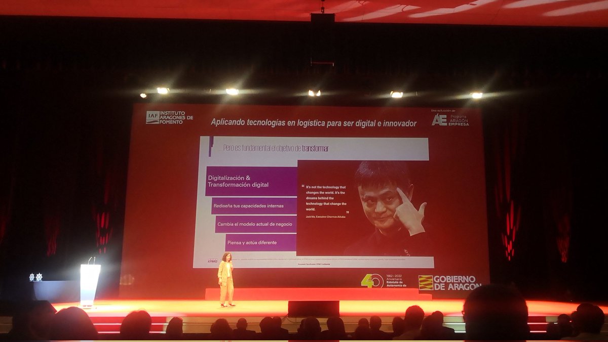 SandraParrilla's tweet photo. Qué interesante la visión de Ana Peñuela, socia de Technology Enablement de @KPMG_ES, sobre la #TransformaciónDigital, la cultura del cambio y el papel de las relaciones estratégicas.
#ForoPILOT
@AragonEMPRESA @IAF_Aragon https://t.co/LvNBHWAxnu
