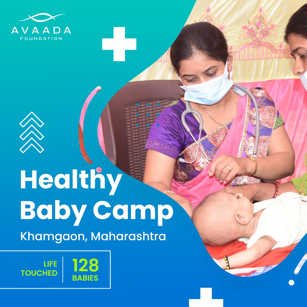 Avaada_Fdn's tweet photo. Reaching the unreachable through our constant strive to benefit #society with our #efforts, Avaada Foundation successfully conducted a #healthcamp in Khamgaon, #maharashtra.
This camp was to provide #freehealthcheckups for all.
In total, ~400 lives were touched.
#CSR #SDG https://t.co/RC3IoGlarE