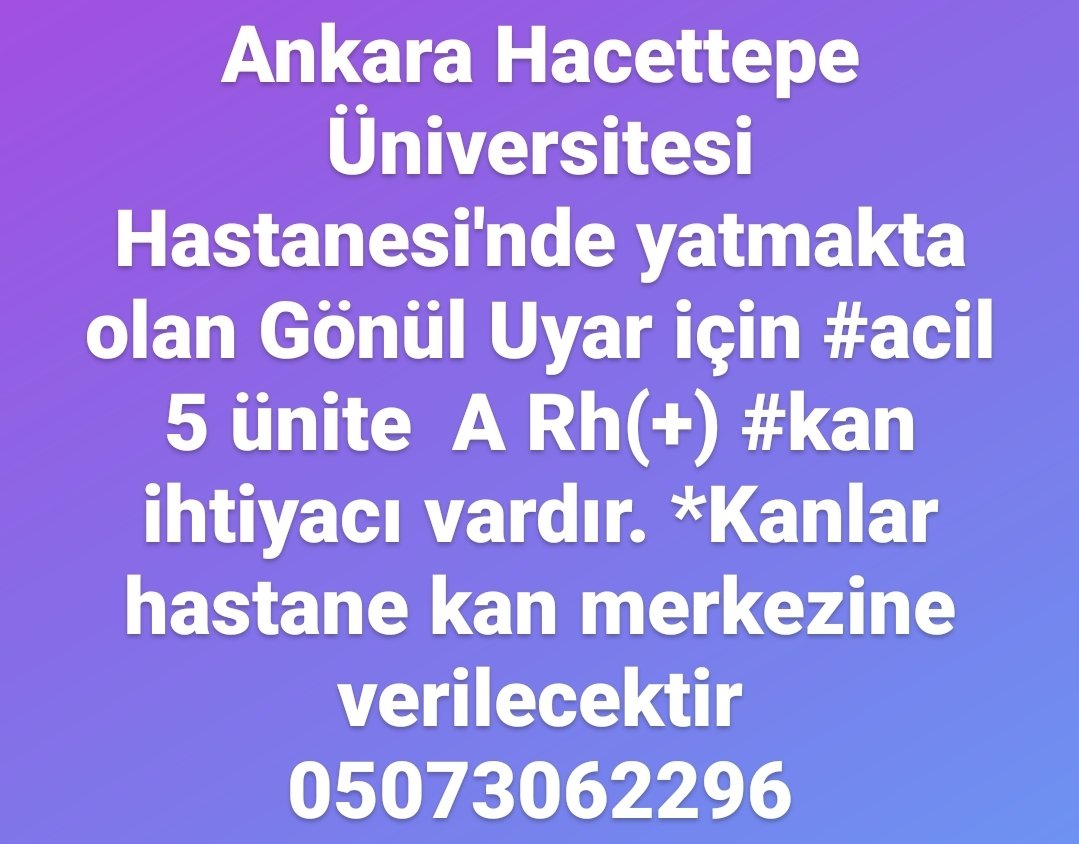 DonorTurkiye's tweet photo. @_Kaptan1_GUL_53 @KayipveKan_ilan @kanverturkiye @kanhayattir @KanPaylasim @DuyuruAcilKan @kanduyurusu @AcilKanDuyuru https://t.co/g4yAQK3wYK