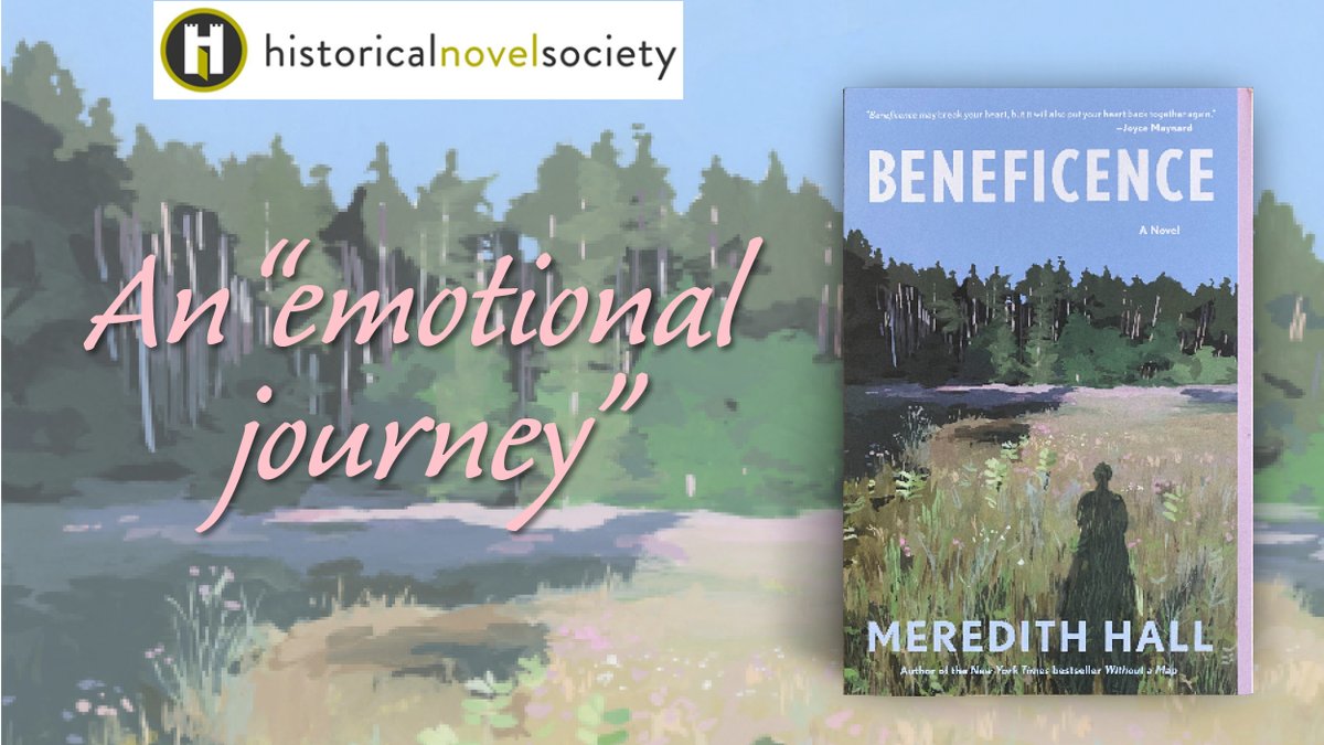 GodinePub's tweet photo. The Historical Novel Society @histnovsoc calls @MerHallBooks' BENEFICENCE an “emotional journey” and compares it to the work of Kent Haruf and Marilynne Robinson! Read the full review here and pick up a copy today: https://t.co/j1m3AWotQa https://t.co/2HK3icBSoL
