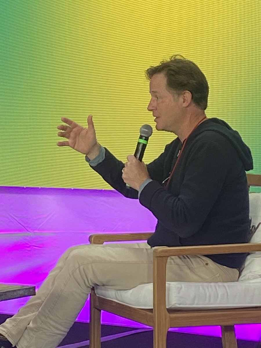 johnstoneman's tweet photo. Just seen @nickclegg speak for the first time outside of politics and inside Facebook and if he truly has sway within that company, then I feel a bit better about them. #wppstream https://t.co/HuLvdUi3Nd