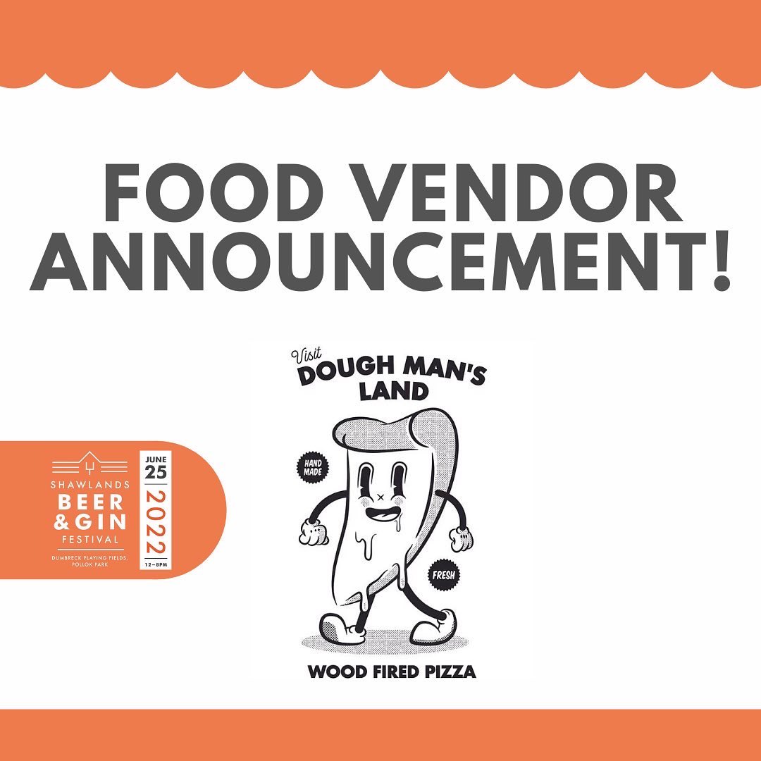shawlandsBGF22's tweet image. ‼️ FOOD VENDOR ANNOUNCEMENT‼️

They were a hit at the last festival and so we cannot wait to welcome Dough Man’s Land again this year! 🍕

Remember, remember: 

🍻 Shawlands Beer and Gin Festival
🗓 Saturday 25th June
📍 Dumbreck Playing Fields

#shawlandsbgf #sgbf22 #shawlands