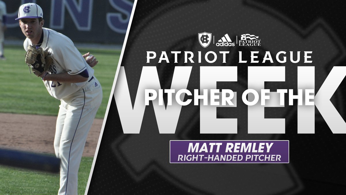 HCrossBaseball's tweet photo. .@RemleyMatt and @ConnorPeek1 have picked up weekly honors from the Patriot League! 

Their stellar performances this week vs. Lafayette and Lehigh helped us clinch a playoff berth: https://t.co/KZEUjUSvK3

#GoCrossGo https://t.co/mYgjCLztwz