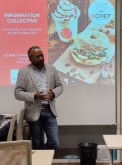 Malek_Berkane95's tweet photo. Aujourd'hui au Pôle Emploi Herblay s'est déroulé un job dating avec les restaurants B CHEF. Employeur et candidats se sont rencontrés pour parler recrutement. Déjà 7 contrats cdi, mais des postes restent à pourvoir: recrutementherblay.95132@pole-emploi.fr 
#faisons_le_ensemble https://t.co/YmGwTi8QGR