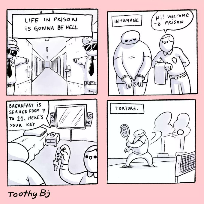 Rich people's prison 