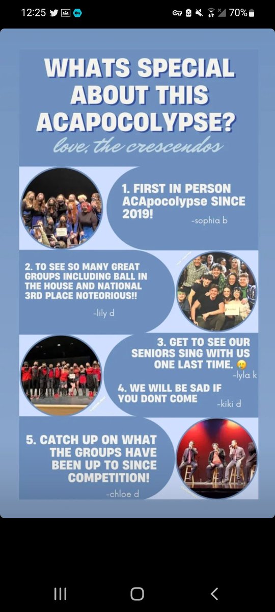 The Crescendos (@chscrescendos) on Twitter photo 