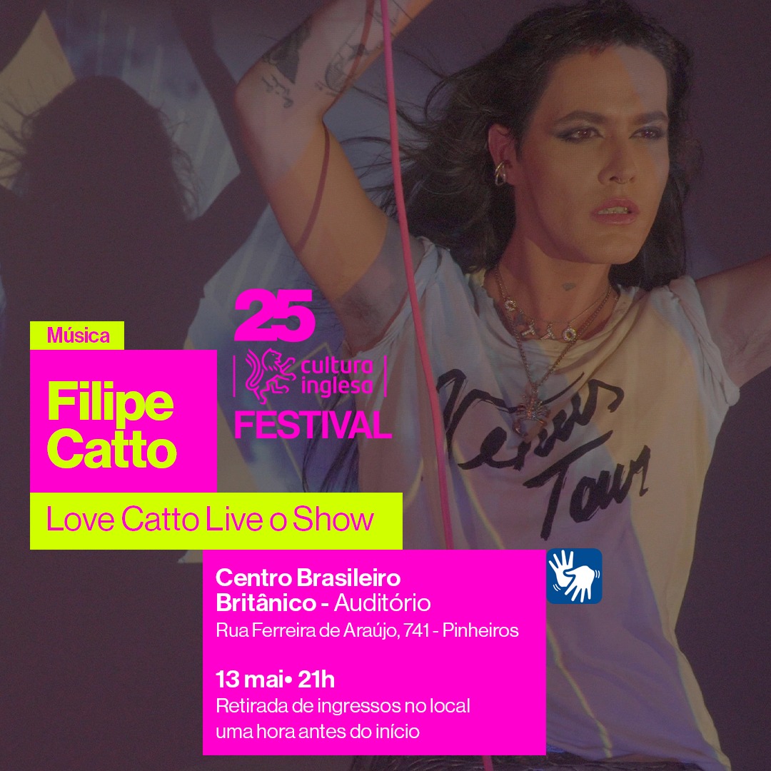 oficial_cif's tweet photo. Prepare-se, que tá chegando o show da @filipecatto! Nesta sexta-feira, 13 de maio, às 21h, a cantora, instrumentista, compositora, ilustradora e designer brasileira apresenta o show “Love Catto Live O Show - Deluxe Edition”
@FilipeCatto
#25CIF #lovacattolive #show #música https://t.co/azAuf2m2Ze